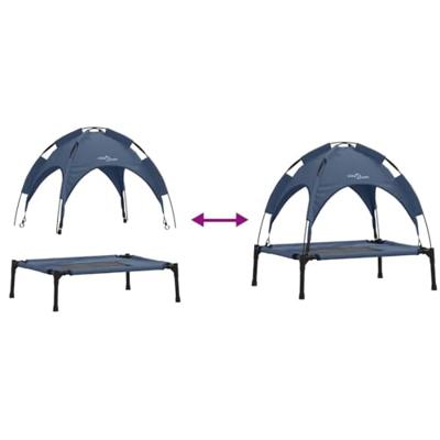 VidaXL Hondenbed marineblauw 76 x 62 x 70,5 cm staal VidaXL Hondenbed marineblauw 76 x 62 x 70,5 cm staal