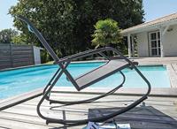 Noa rocking chair graphite/grijs - thumbnail