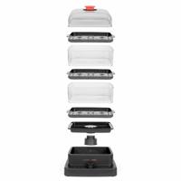 Stoomkoker - LIVOO x Marmiton - DOC300 - 1000 - 1200 W - 3 stoommandjes - Totale inhoud van 12 liter - thumbnail