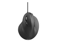 Hama Verticale Ergonomische Muis Voor Linksh. EMC-500L Met Kabel Zwart - thumbnail