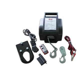 HP Autozubehör 20604 Kabellier Trekkracht (staand): 900 kg Trekkracht (rollend): 2.7 kg Kabelgebonden afstandsbediening, Draadloze afstandsbediening