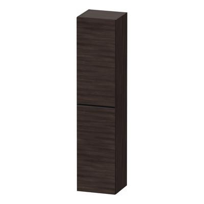Hoge Kast Duravit D-Neo Kolomkast Wand 176 cm Rechtsdraaiend Mat Kastanje (Donker)