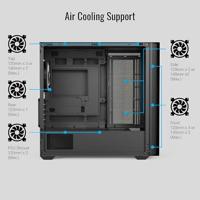 Aerocool D302A Mini zwart - thumbnail