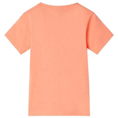 Kindershirt 116 neonoranje