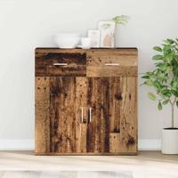 Dressoir met lade Oud hout 79 x 38 x 80 cm Bewerkt hout - thumbnail
