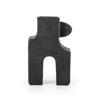 By-Boo Vaas 'Tribe' 47cm, kleur Zwart - thumbnail