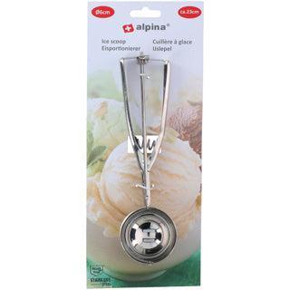 Ijslepel Alpina 6 x 23 x 3,5 cm Zilverkleurig Roestvrij staal
