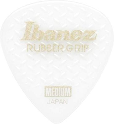 Ibanez PPA16MRGWH Grip Wizard Rubber Grip plectrumset 6-pack medium wit