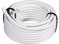TRU COMPONENTS 1562120 Coaxkabel Buitendiameter: 6.60 mm RG6 /U 75 Ω 90 dB Wit 50 m - thumbnail