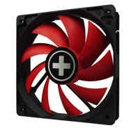 Xilence XPF120.R PC-ventilator Zwart, Rood (b x h x d) 120 x 25 x 120 mm - thumbnail