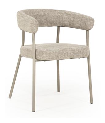 By-Boo Eetkamerstoel 'Yovi' kleur Taupe