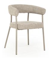 By-Boo Eetkamerstoel 'Yovi' kleur Taupe - thumbnail