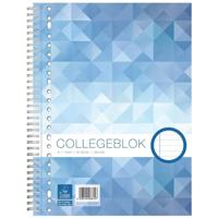EcoLabel Collegeblok 23r a4 gelijnd 22x29,5cm 5st - thumbnail