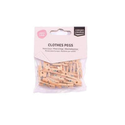 Vaessen Creative • wasknijpers 2,5cm 24pcs