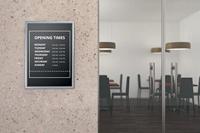 Nobo Impression clicklijst, ft A4, met geanodiseerd frame - thumbnail