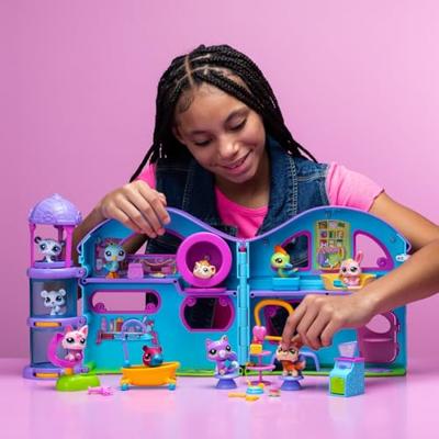 The Big House - BANDAI - Littlest Pet Shop met 3 huisdieren waarvan 1 exclusief