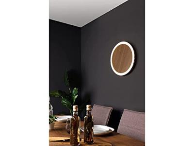 ECO-Light 9053 S WO MOON LED-plafondlamp LED 18 W Hout