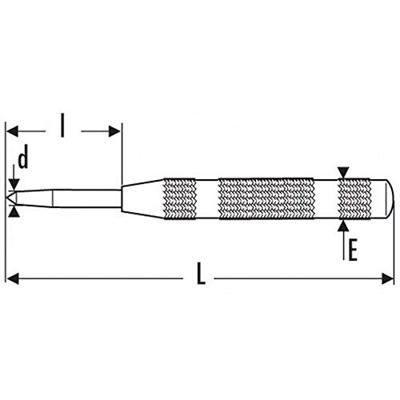Expert by Facom Automatische Centerpunt | 4 mm - E150503