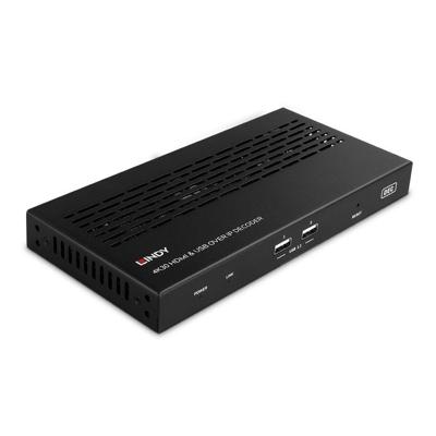 LINDY 4K30 HDMI & USB over IP Extender - Decoder Extender (verlenging) RS232 LINDY 4K30 HDMI & USB over IP Extender - Decoder Extender (verlenging) RS232