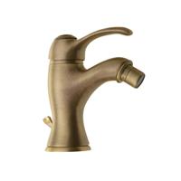 Bidetmengkraan Sapho Kirké 1-hendel Gebogen 16.6 cm Brons (incl. clickwaste) - thumbnail