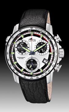 Horlogeband Lotus 10112/1 Leder Zwart