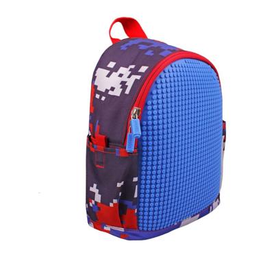 Upixel kinderrugzak Dream High jongens 32 cm marineblauw 2 delig