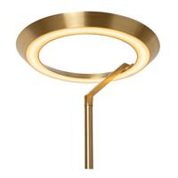 Lucide CELESTE - Vloerlamp - Ø 28 cm - LED Dimb. - 1x21W 2700K - Mat Goud / Messing - thumbnail