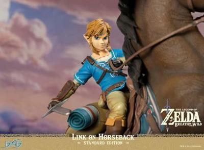 The Legend of Zelda: Breath of the Wild - Link on Horseback Statue Standard Edition (First 4 Figures