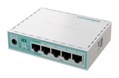Mikrotik - hEX 5 poort Gigabit 512Mb RAM Router (E50UG)