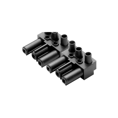 ADELS stekker male AC166 GST/3 zwart 162063