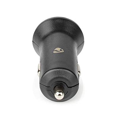Nedis CCHAU480ABK Auto-oplader 4,8 A 2 Uitgangen Usb-a Zwart