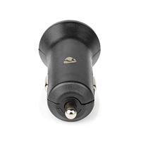 Auto-oplader | 4,8 A | 2 uitgangen | USB-A | Zwart - thumbnail