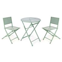 Tafel met twee stoelen Groen - thumbnail