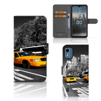Nokia C12 | Flip Cover | New York Taxi - thumbnail