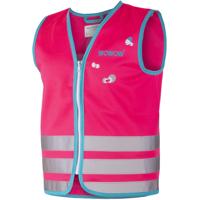 Wowow Reflectievest kids crazy monster maat s roze - thumbnail