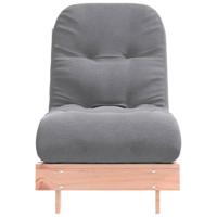 Futon slaapbank met matras 60x206x11 cm massief douglashout - thumbnail