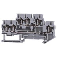 Phoenix Contact 3038516 Doorgangsserieklem 5.2 mm Spanveer Grijs 50 stuk(s)