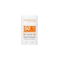 Alphanova Sun Sun bio SPF50+ face sun stick - beige 12 Gram - thumbnail