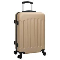 VidaXL Koffer met slot 3 pcs champagne 50 x 31 x 78 cm abs kunststof - thumbnail