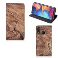 Samsung Galaxy A20e Book | Wallet Case | Tree Trunk - thumbnail