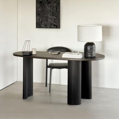 Ethnicraft Organisch Bureau 'Boomerang' Gevernist Mahoniehout, 160 x 83cm