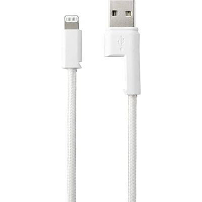 Renkforce Apple iPad/iPhone/iPod aansluitkabel [1x USB 2.0 stekker A - 1x Apple Lightning-stekker] 0,95 m wit