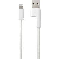 Renkforce Apple iPad/iPhone/iPod aansluitkabel [1x USB 2.0 stekker A - 1x Apple Lightning-stekker] 0,95 m wit - thumbnail