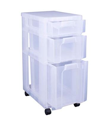 Really Useful Box ladenblok 7 + 12 + 25 l, transparant