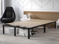 Bedbodem VERONA 120x200 cm zwart - thumbnail
