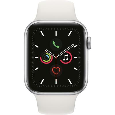 Apple Watch Series 5 44mm Aluminium Sportband Grijs Wit
