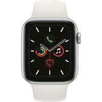 Apple Watch Series 5 44mm Aluminium Sportband Grijs Wit - thumbnail