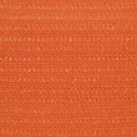 VidaXL Zonnezeil 160 g/m² 2,5x2,5 m hdpe oranje - thumbnail