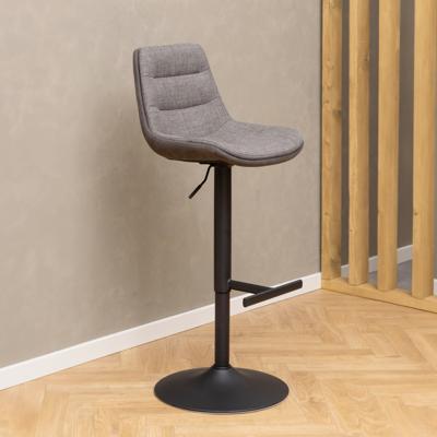 Bendt Barkruk 'Labarron' (zithoogte 65-86cm), Tweekleurig Bruin / grijs