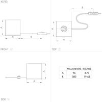 Eglo TafellampPrestwick 2 Licht hout - 43733 - thumbnail